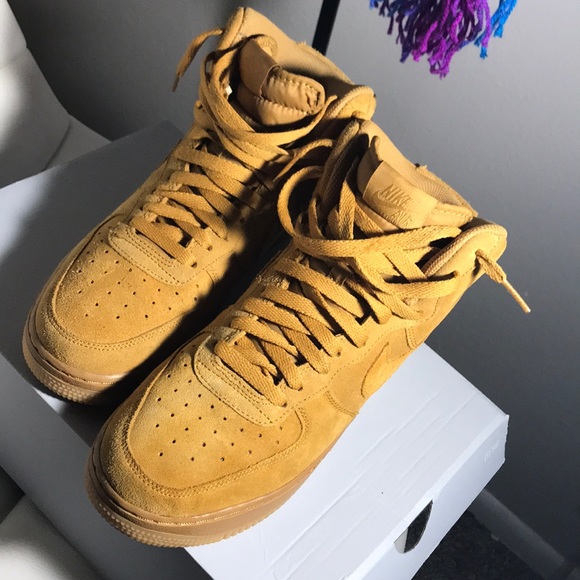 high top wheat air force 1’s - Picture 3 of 3